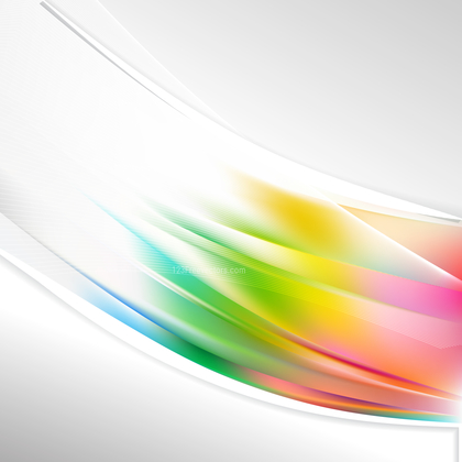 Colorful Wave Business Background
