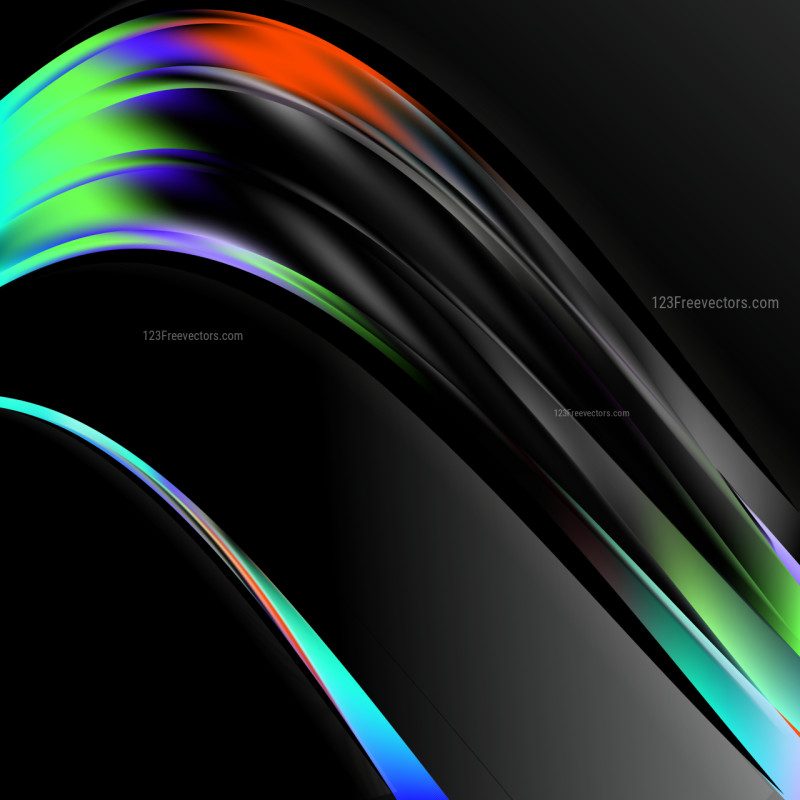 Abstract Cool Wave Business Background Vector Image