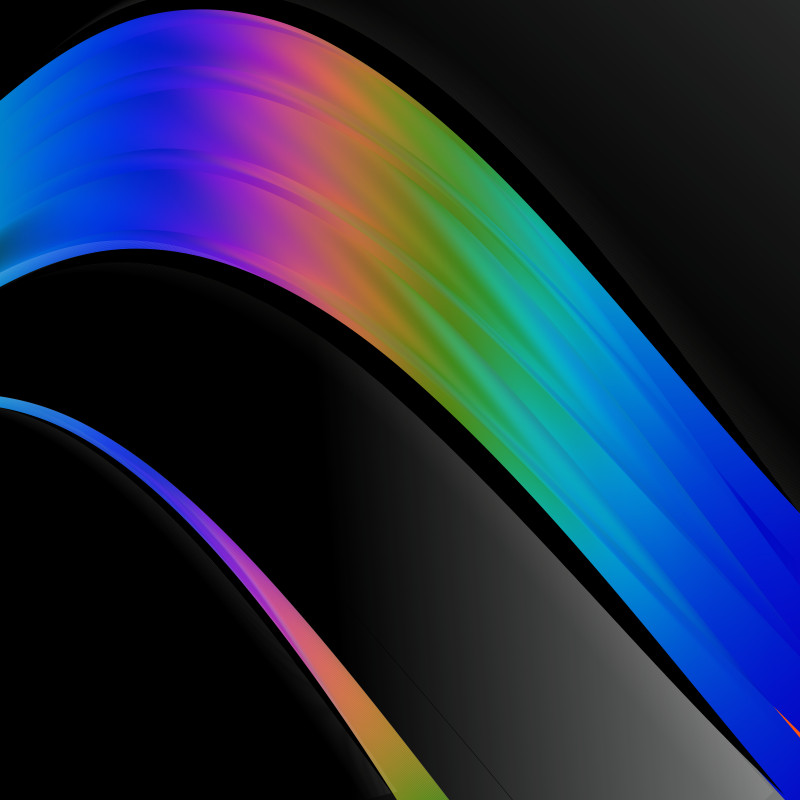 Abstract Cool Wave Business Background Design Template