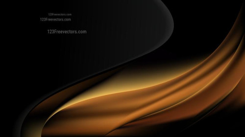 Abstract Cool Brown Wave Business Background Design Template