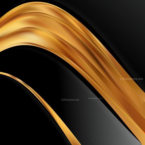 Cool Brown Wave Business Background