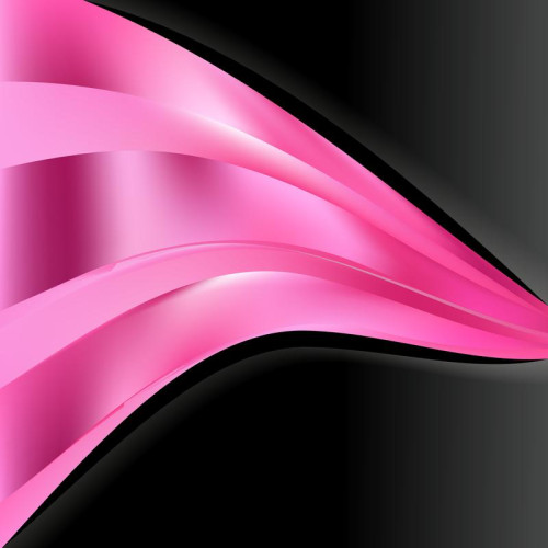 Abstract Cool Pink Wave Business Background Illustration