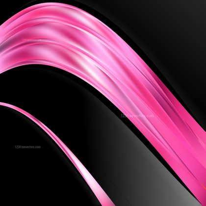 Cool Pink Wave Business Background