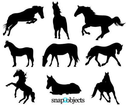 Free Horse Vector Silhouettes