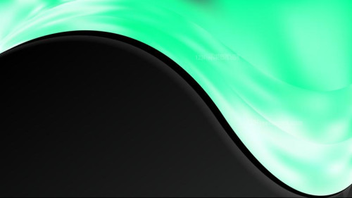 Green and Black Wave Business Background