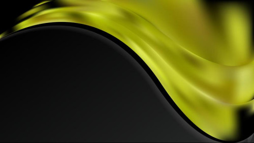 Abstract Green and Black Wave Business Background Illustration