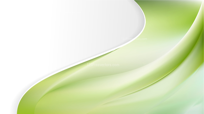 Green and White Wave Business Background Image