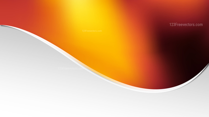 Abstract Orange and Black Wave Business Background