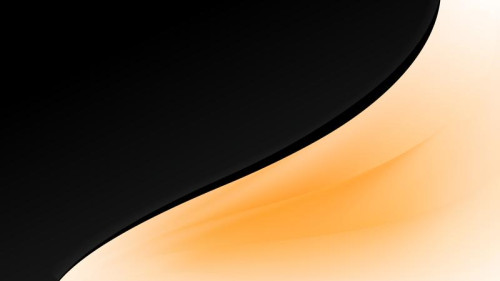 Orange Black and White Wave Business Background Vector Art