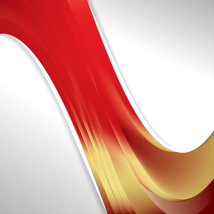 Abstract Red and Gold Wave Business Background
