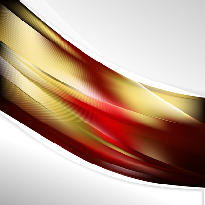 Abstract Red and Gold Wave Business Background Design Template