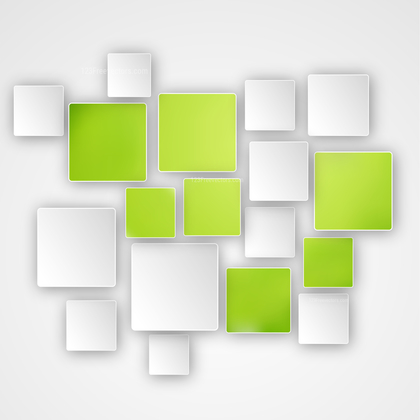 Green and White Squares Abstract Background Image