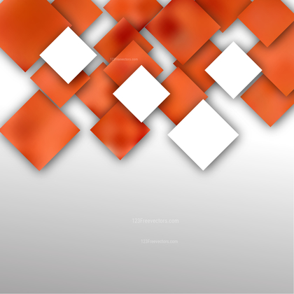 Abstract Orange and White Modern Square Background