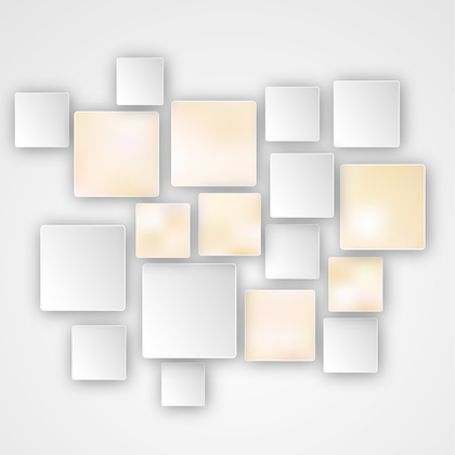 Modern Yellow and White Square Abstract Background Vector Illustration