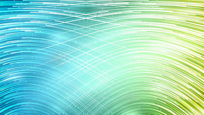 Abstract Blue Green and White Background Illustration
