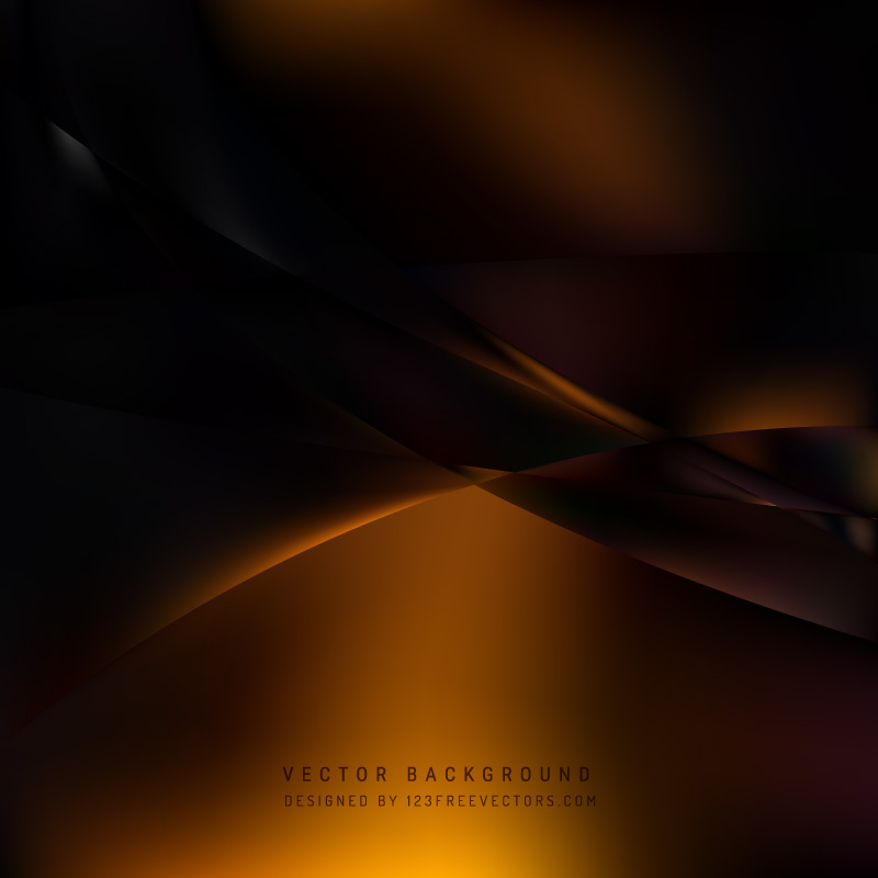 Black Orange Fire Abstract Background