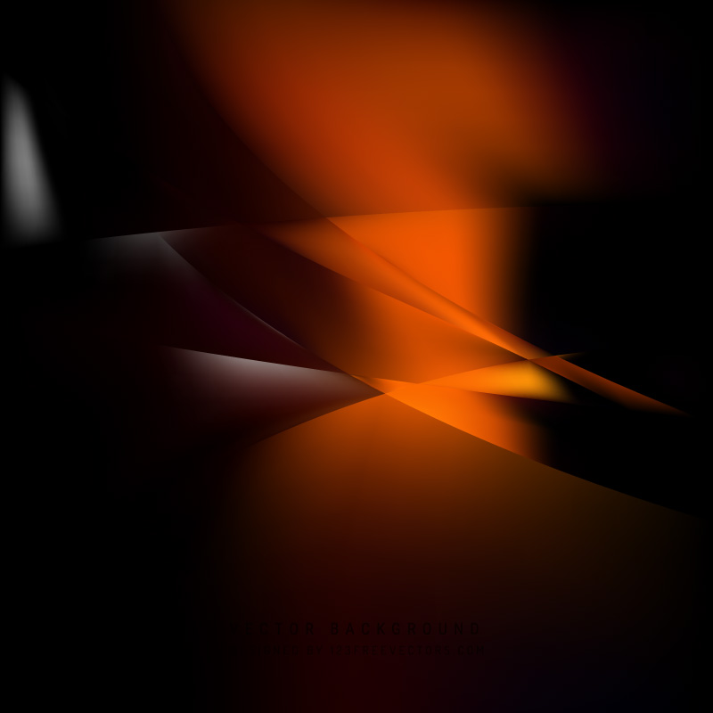 Black Orange Fire Background