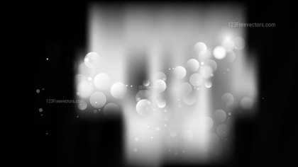 Abstract Black and Grey Bokeh Background Design