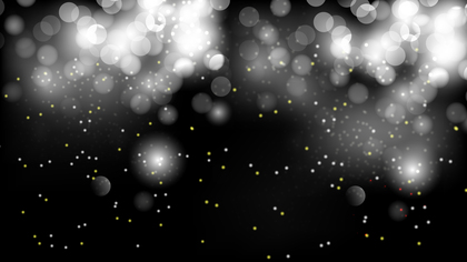 Abstract Black and White Bokeh Defocused Lights Background Vector Image