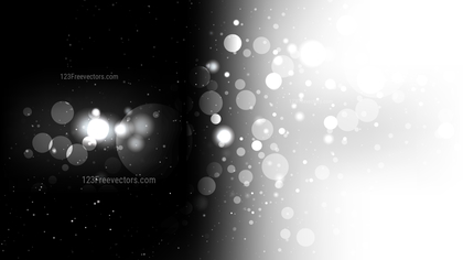Abstract Black and White Illuminated Background