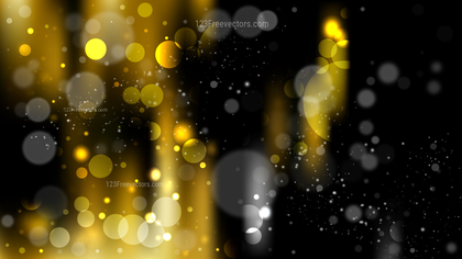 Abstract Black and Yellow Defocused Background Image