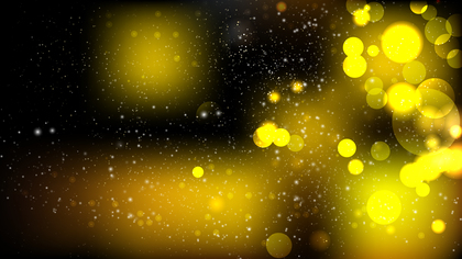 Black and Yellow Defocused Lights Background