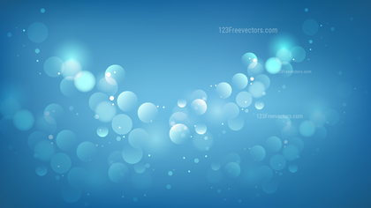 Abstract Blue Blurred Lights Background Graphic
