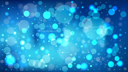 Blue Blurred Lights Background