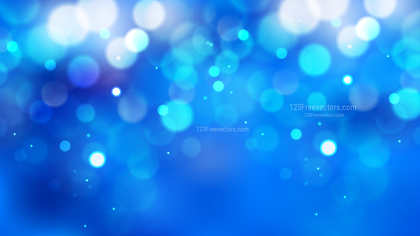 Abstract Blue Defocused Lights Background