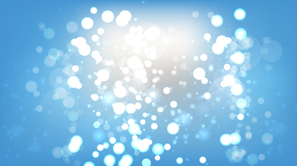 Abstract Blue and White Defocused Lights Background Illustrator
