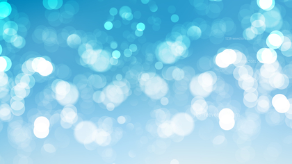 Abstract Blue and White Blurred Lights Background
