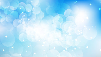 Blue and White Defocused Lights Background Vector