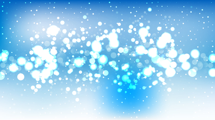 Abstract Blue and White Blur Lights Background