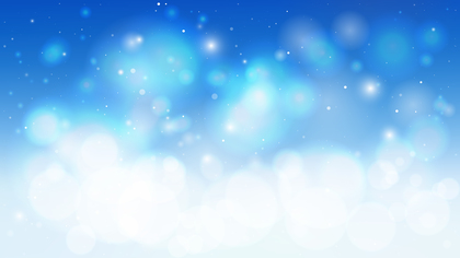 Blue and White Defocused Background Vector Art