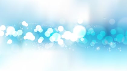 Blue and White Defocused Lights Background Graphic