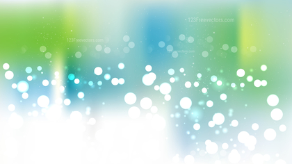 Abstract Blue Green and White Blurry Lights Background Image