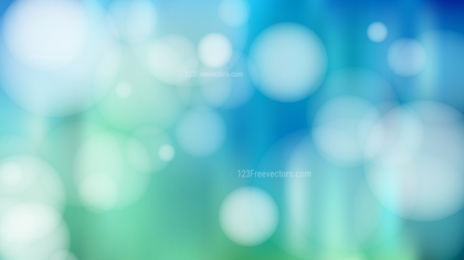 Blue Green and White Lights Background