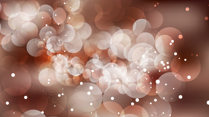 Abstract Brown Bokeh Background Vector