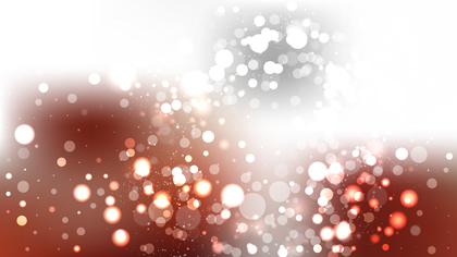Abstract Brown and White Bokeh Lights Background
