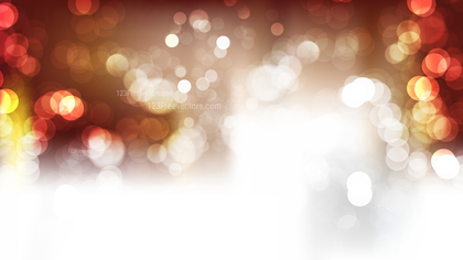 Brown and White Bokeh Background Design