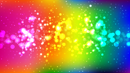 Colorful Bokeh Defocused Lights Background Vector Illustration