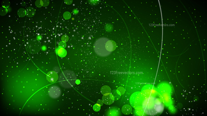 Abstract Cool Green Bokeh Background Illustrator