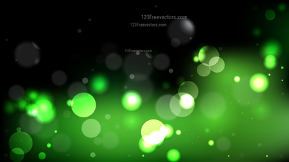 Cool Green Lights Background Vector Art