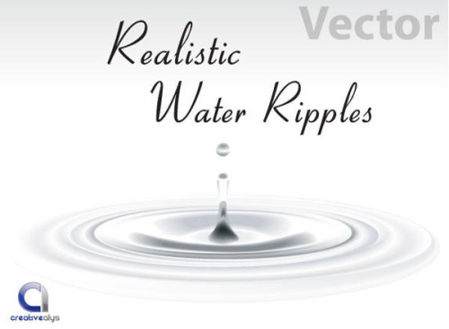 Free Realistic Vector Water Ripples