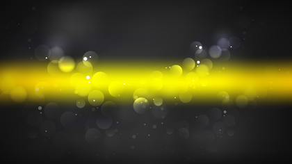 Cool Yellow Blurred Bokeh Background Vector Art
