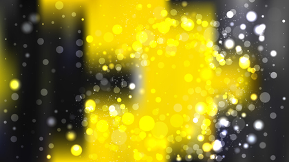 Cool Yellow Blurry Lights Background Illustration