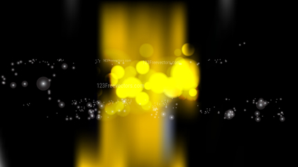 Cool Yellow Defocused Lights Background