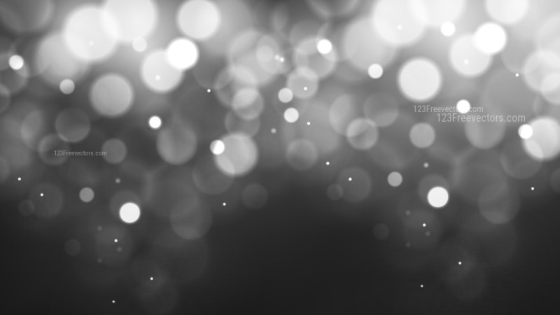 Dark Grey Blurred Bokeh Background