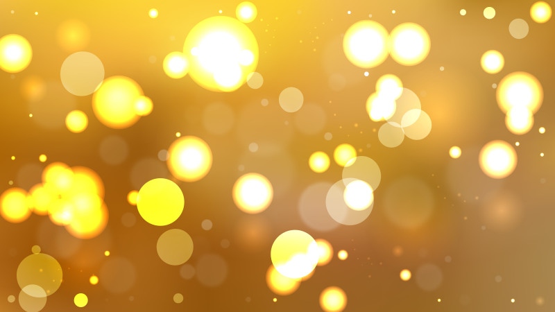 Dark Orange Blurred Bokeh Background Vector Illustration