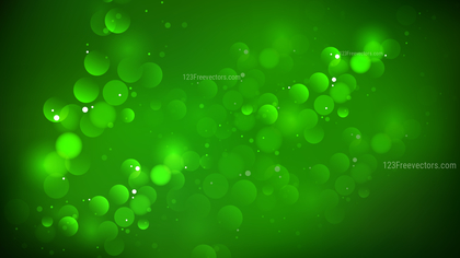 Abstract Forest Green Blurred Lights Background